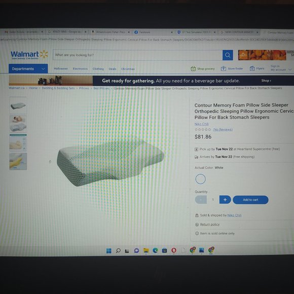 Contour memory foam pillow - Picture 4 of 10